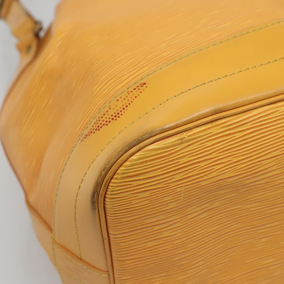 LOUIS VUITTON Epi Noe Shoulder Bag Tassili Yellow M44009 LV Auth BA1338