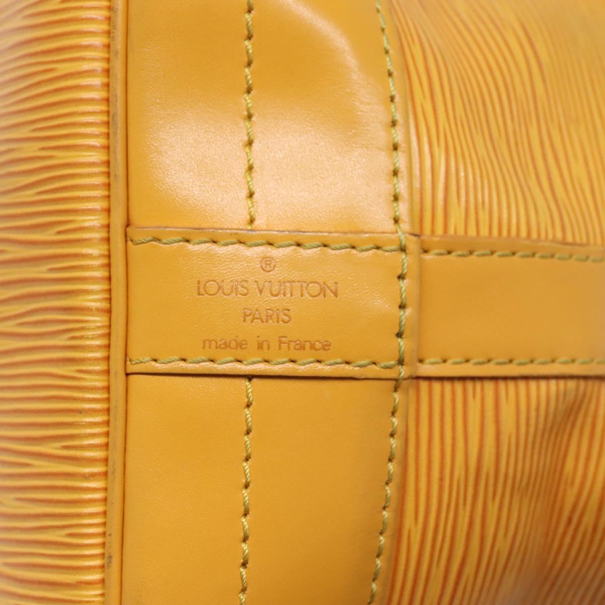 LOUIS VUITTON Epi Noe Shoulder Bag Tassili Yellow M44009 LV Auth BA1338
