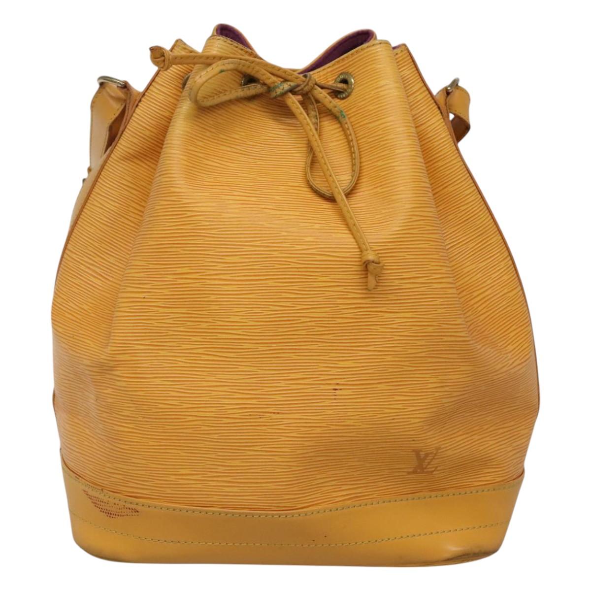 LOUIS VUITTON Epi Noe Shoulder Bag Tassili Yellow M44009 LV Auth BA1338