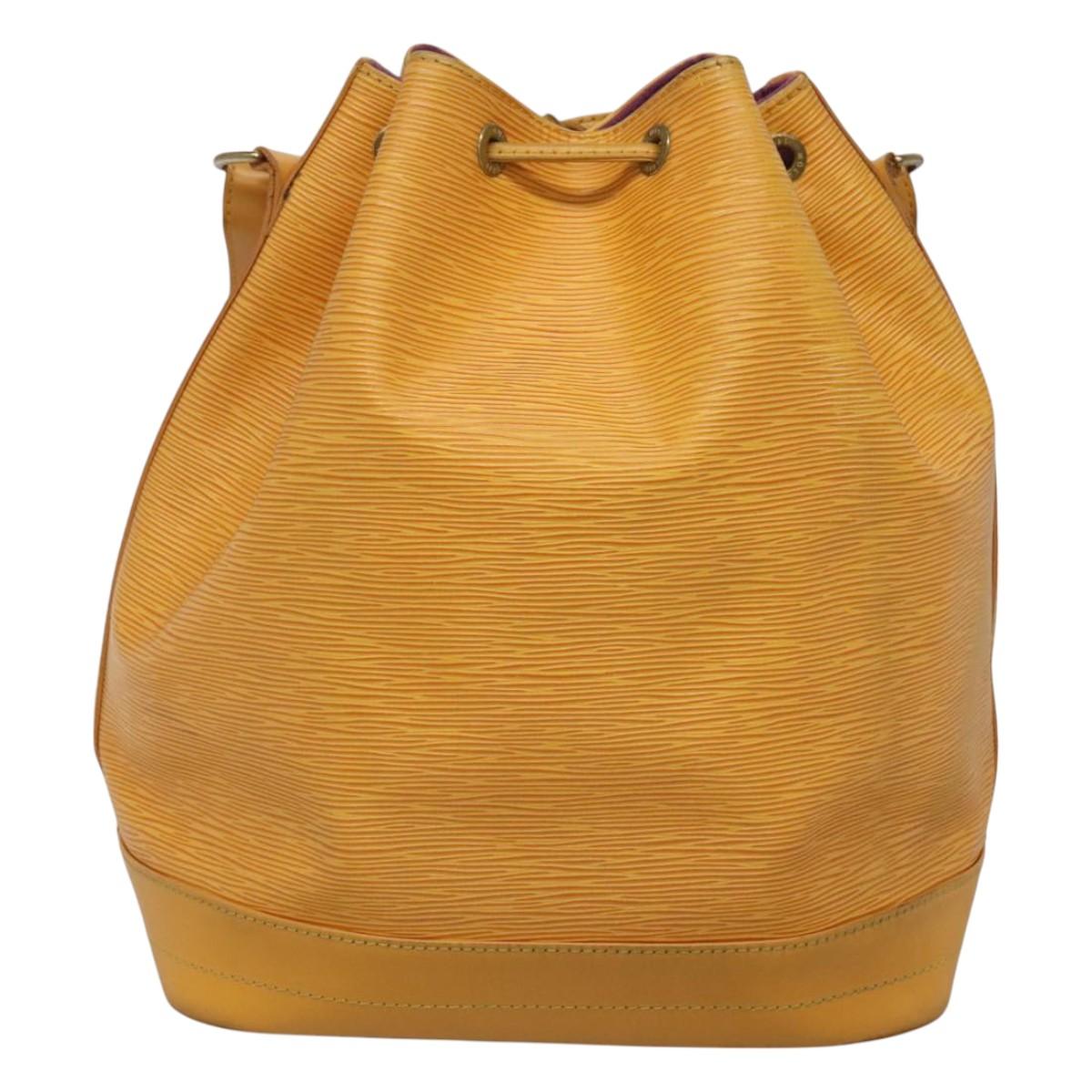 LOUIS VUITTON Epi Noe Shoulder Bag Tassili Yellow M44009 LV Auth BA1338