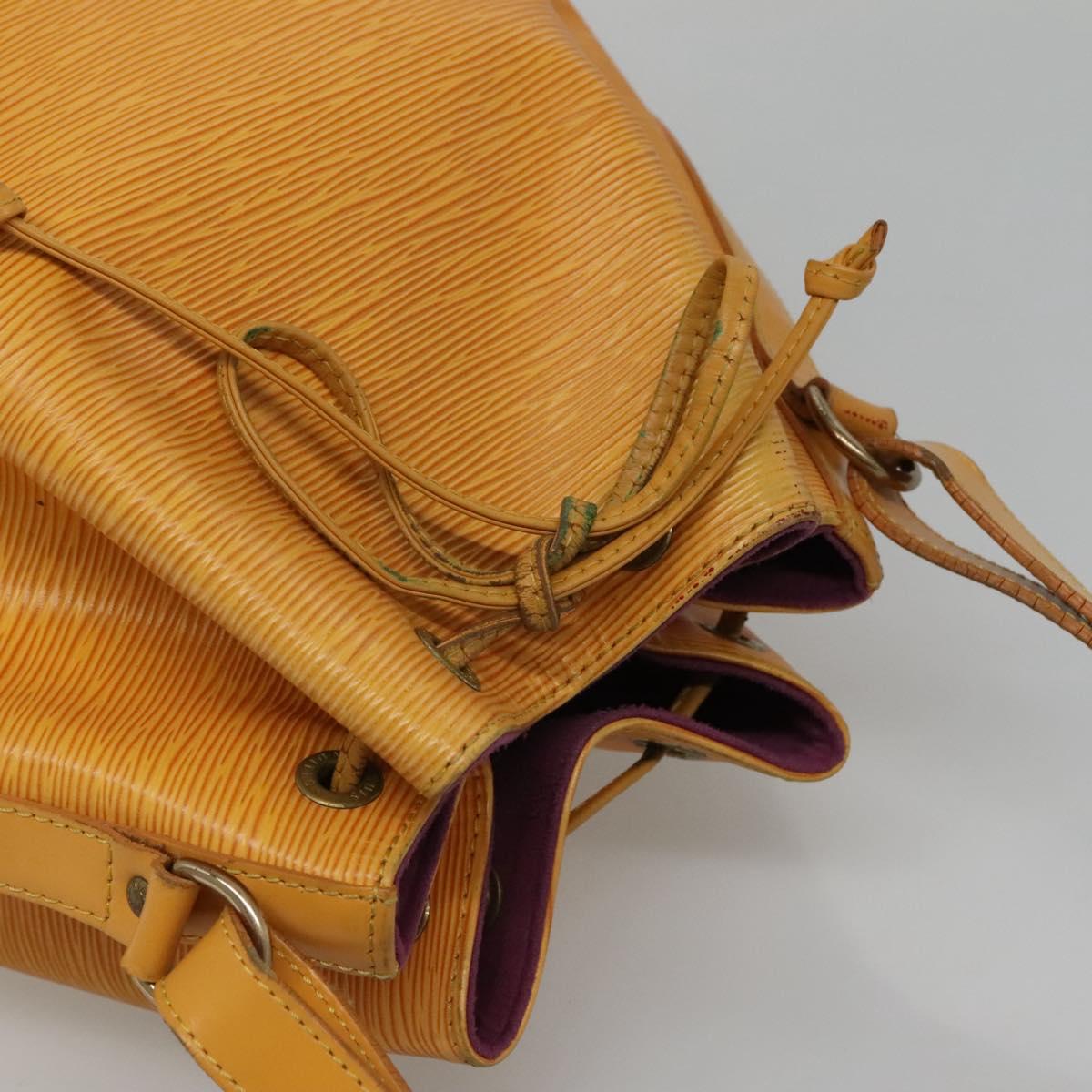 LOUIS VUITTON Epi Noe Shoulder Bag Tassili Yellow M44009 LV Auth BA1338