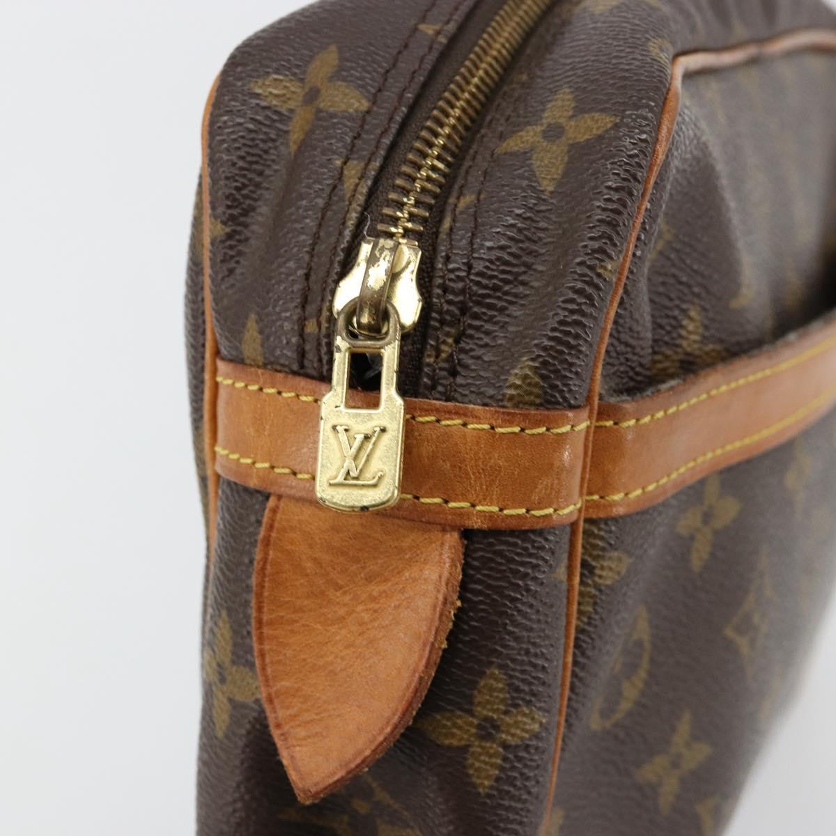 LOUIS VUITTON Monogram Compiegne 28 Clutch Bag M51845 LV Auth BA13393