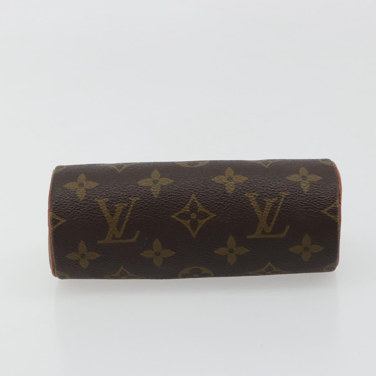 LOUIS VUITTON Monogram Papillon Pouch LV Auth BA13403
