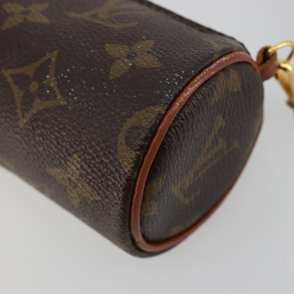 LOUIS VUITTON Monogram Papillon Pouch LV Auth BA13403