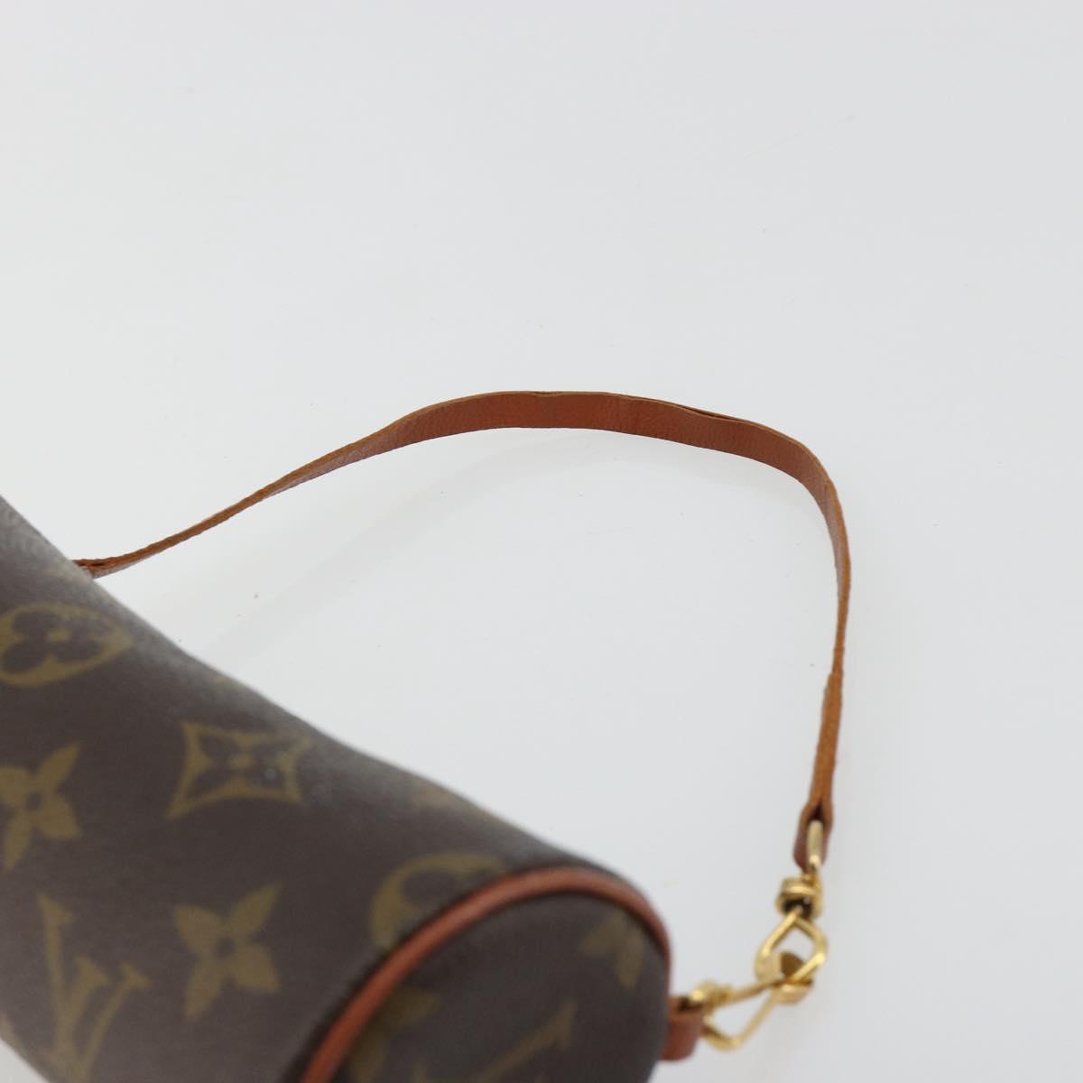 LOUIS VUITTON Monogram Papillon Pouch LV Auth BA13403
