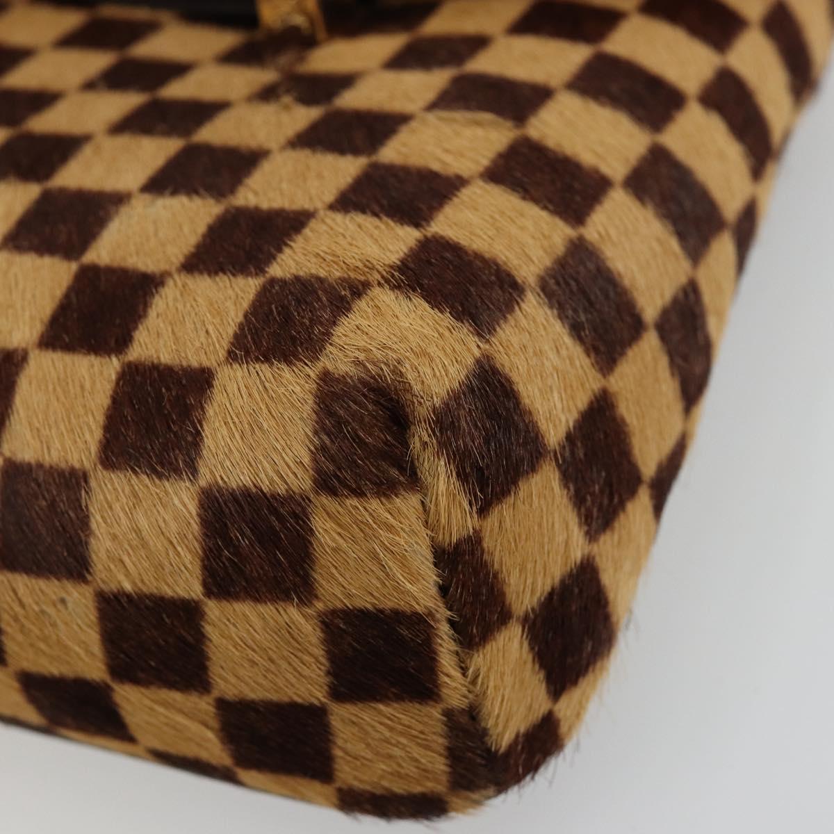 LOUIS VUITTON Damie sovage Gazelle Bag Harako leather Brown M92130 Auth BA13418