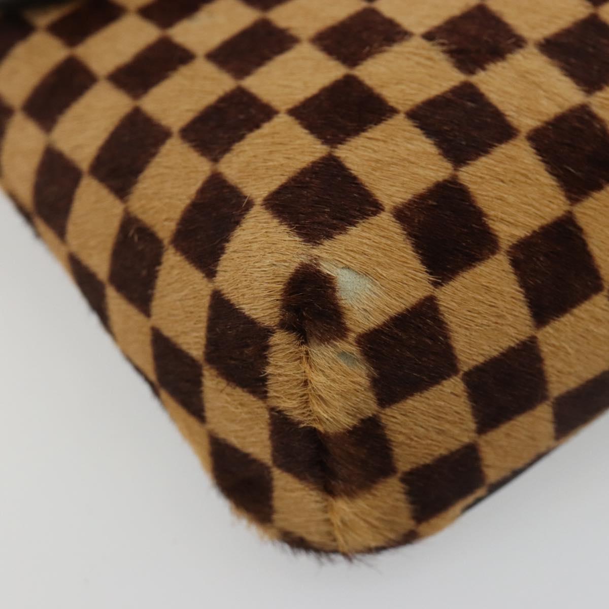 LOUIS VUITTON Damie sovage Gazelle Bag Harako leather Brown M92130 Auth BA13418