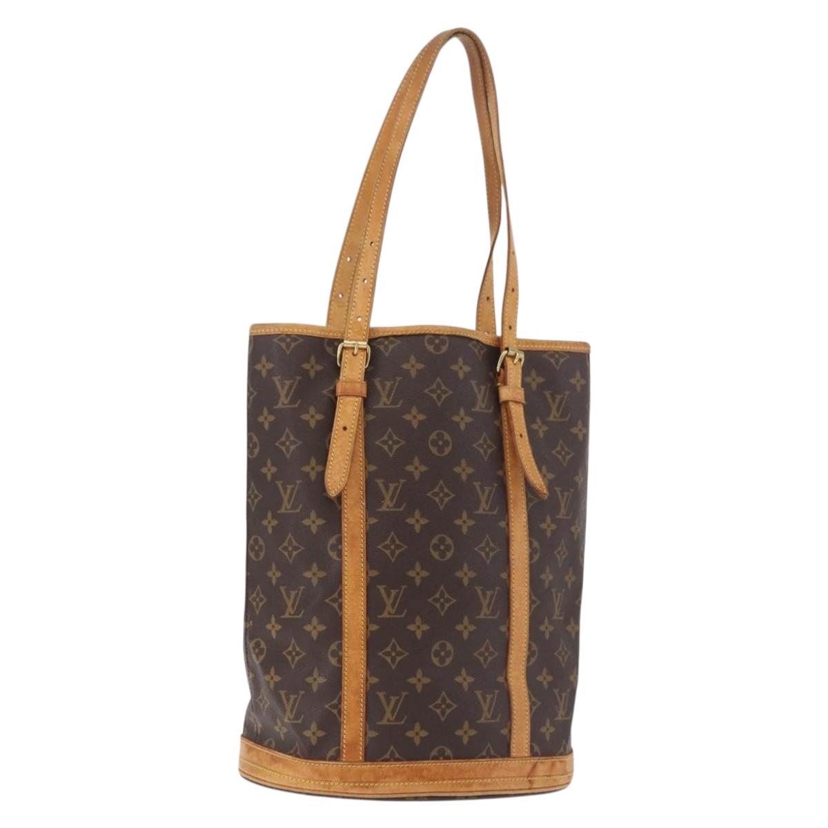 LOUIS VUITTON Monogram Bucket GM Shoulder Bag M42236 LV Auth BA13423