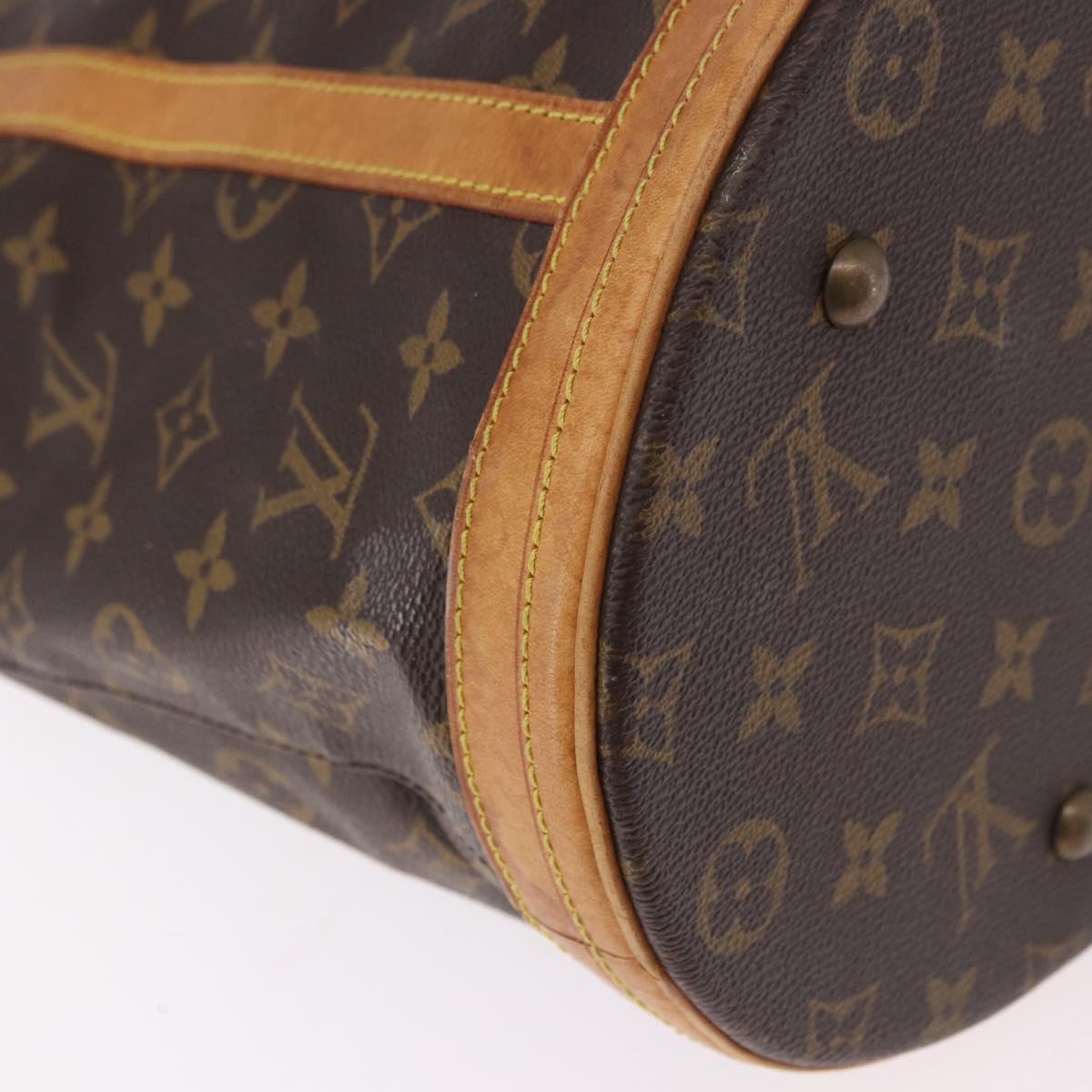 LOUIS VUITTON Monogram Bucket GM Shoulder Bag M42236 LV Auth BA13423