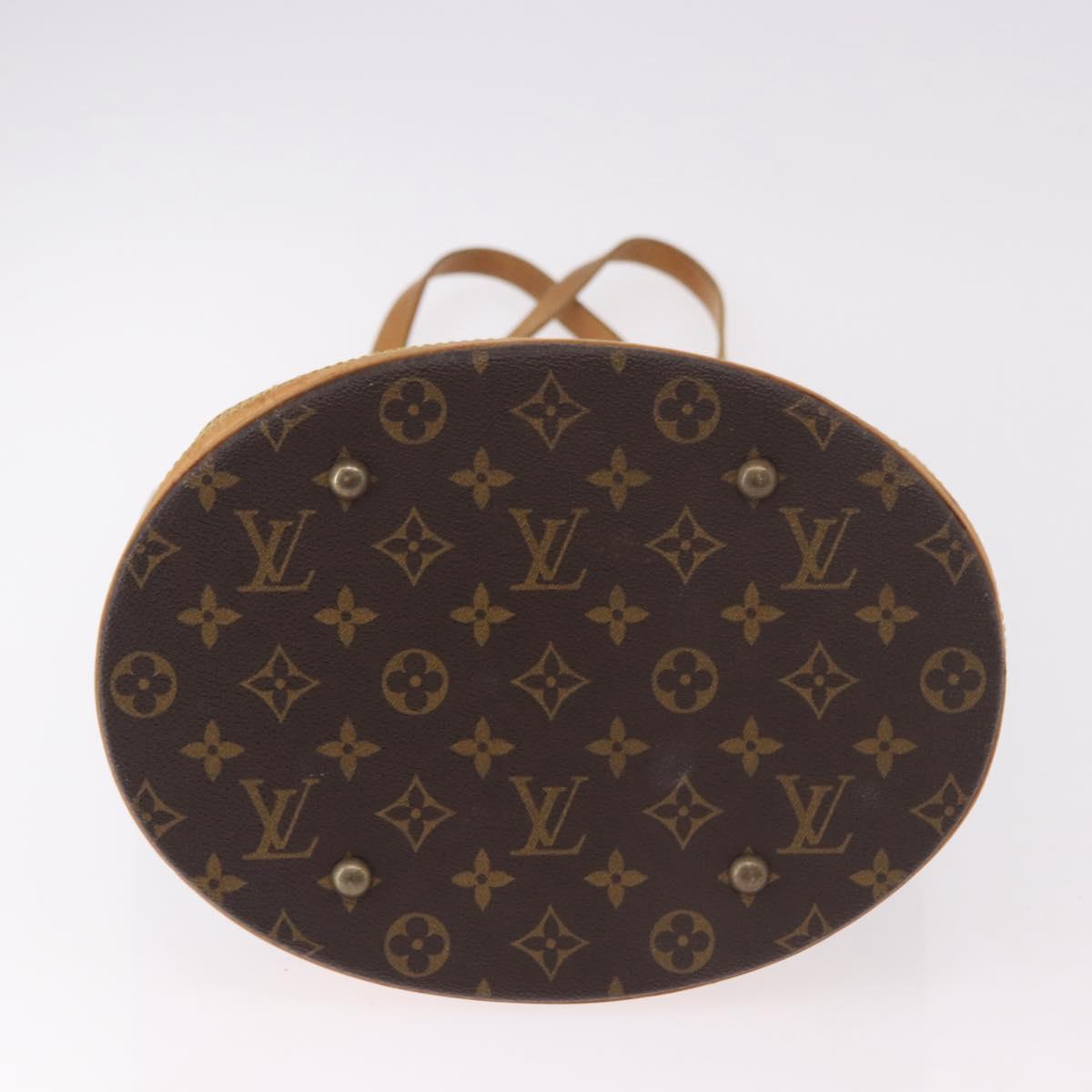 LOUIS VUITTON Monogram Bucket GM Shoulder Bag M42236 LV Auth BA13423