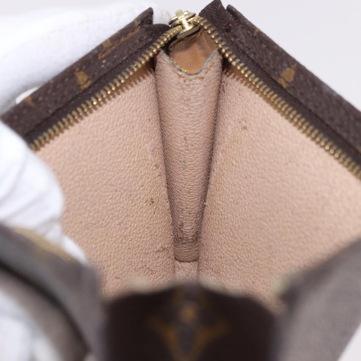 LOUIS VUITTON Monogram Bucket GM Accessory Pouch LV Auth BA13424