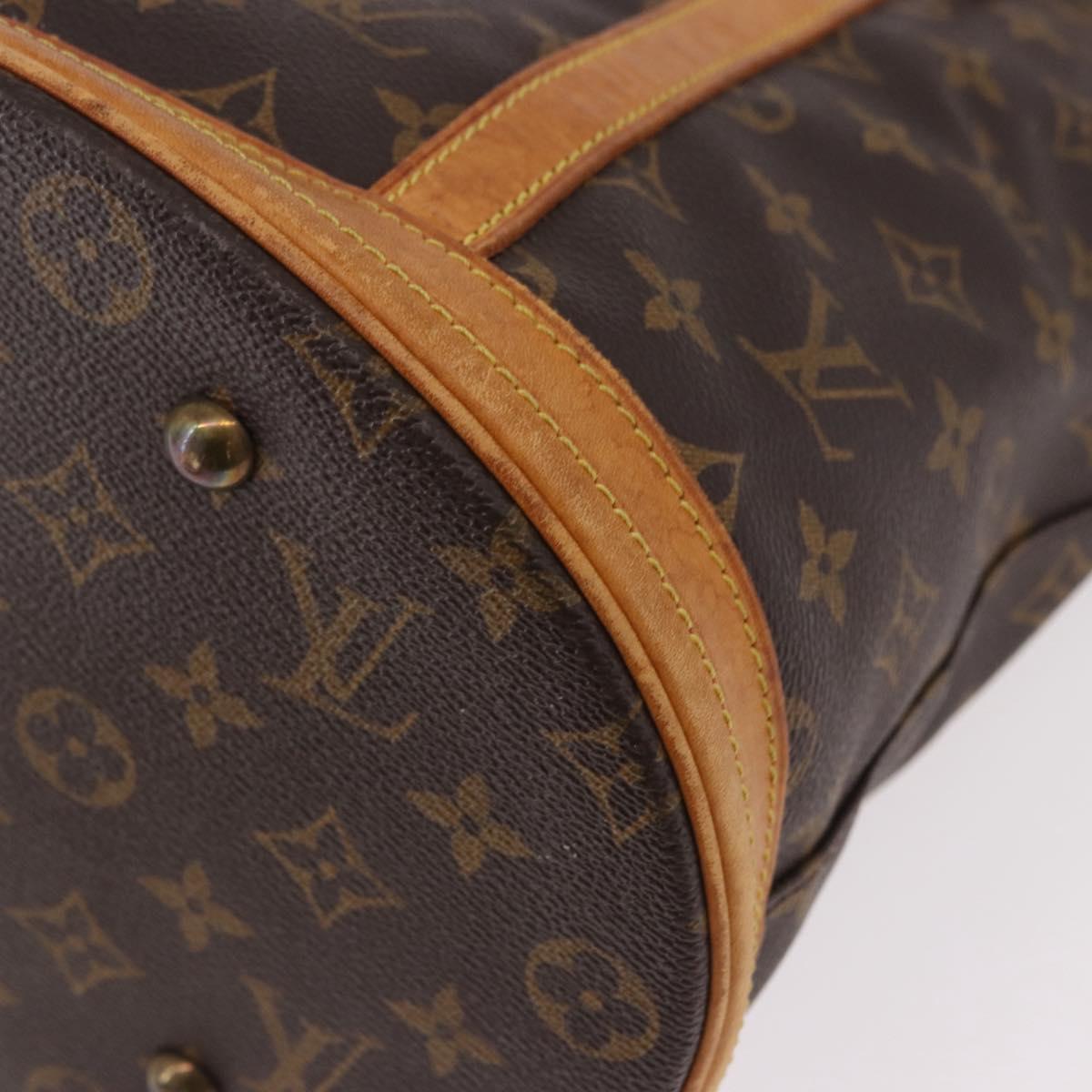 LOUIS VUITTON Monogram Bucket GM Shoulder Bag M42236 LV Auth BA13425