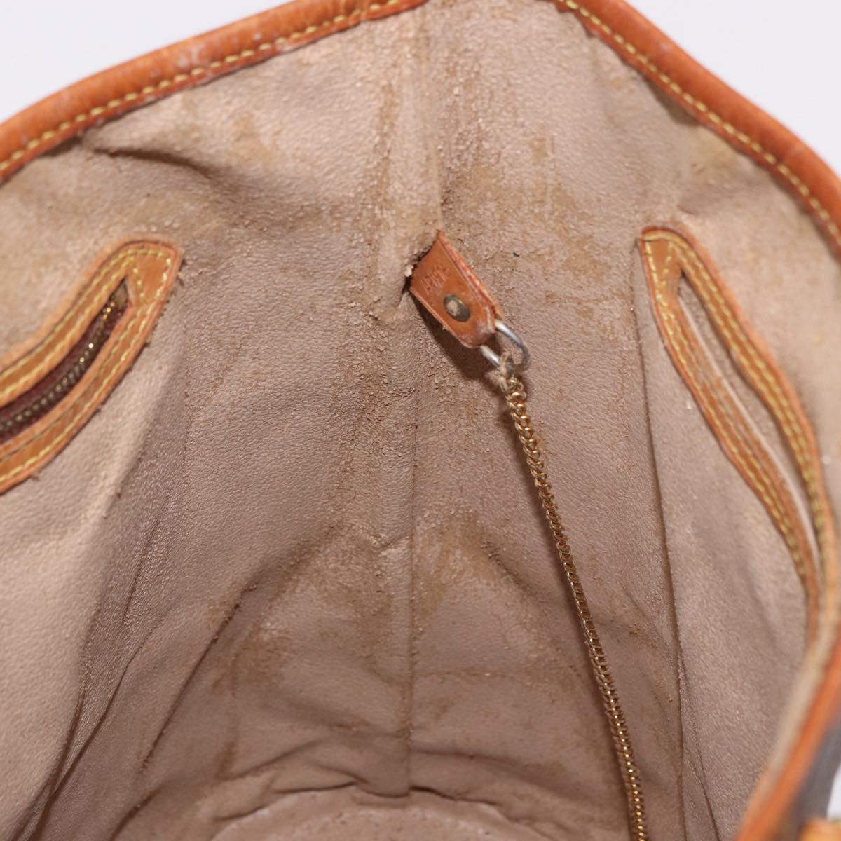 LOUIS VUITTON Monogram Bucket GM Shoulder Bag M42236 LV Auth BA13425