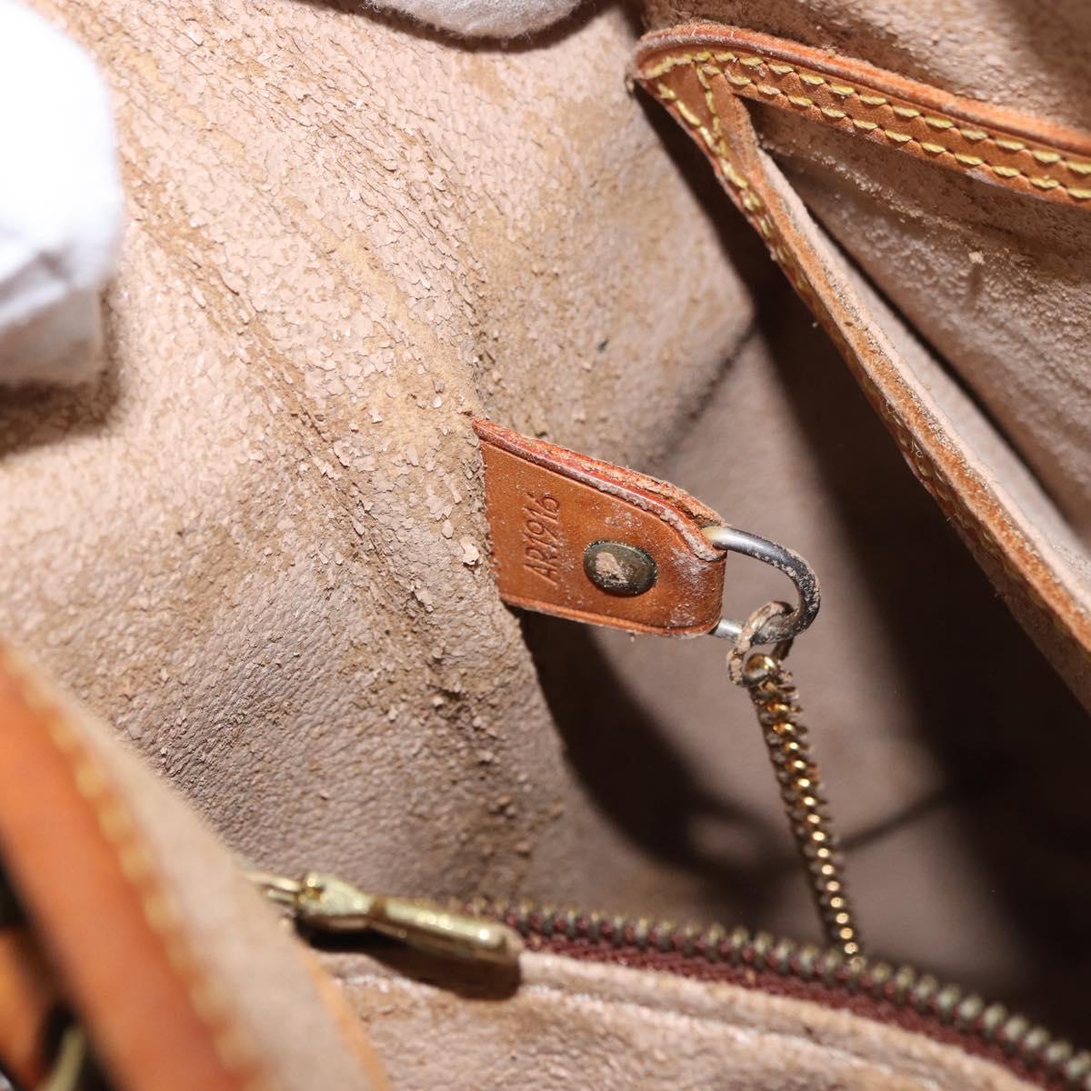 LOUIS VUITTON Monogram Bucket GM Shoulder Bag M42236 LV Auth BA13425