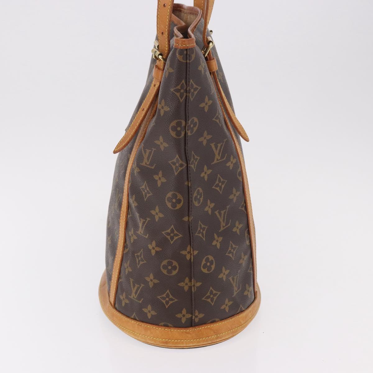 LOUIS VUITTON Monogram Bucket GM Shoulder Bag M42236 LV Auth BA13425