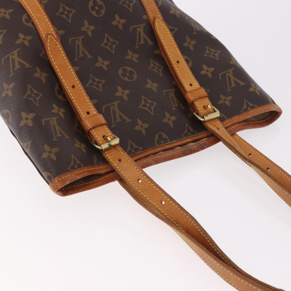 LOUIS VUITTON Monogram Bucket GM Shoulder Bag M42236 LV Auth BA13425