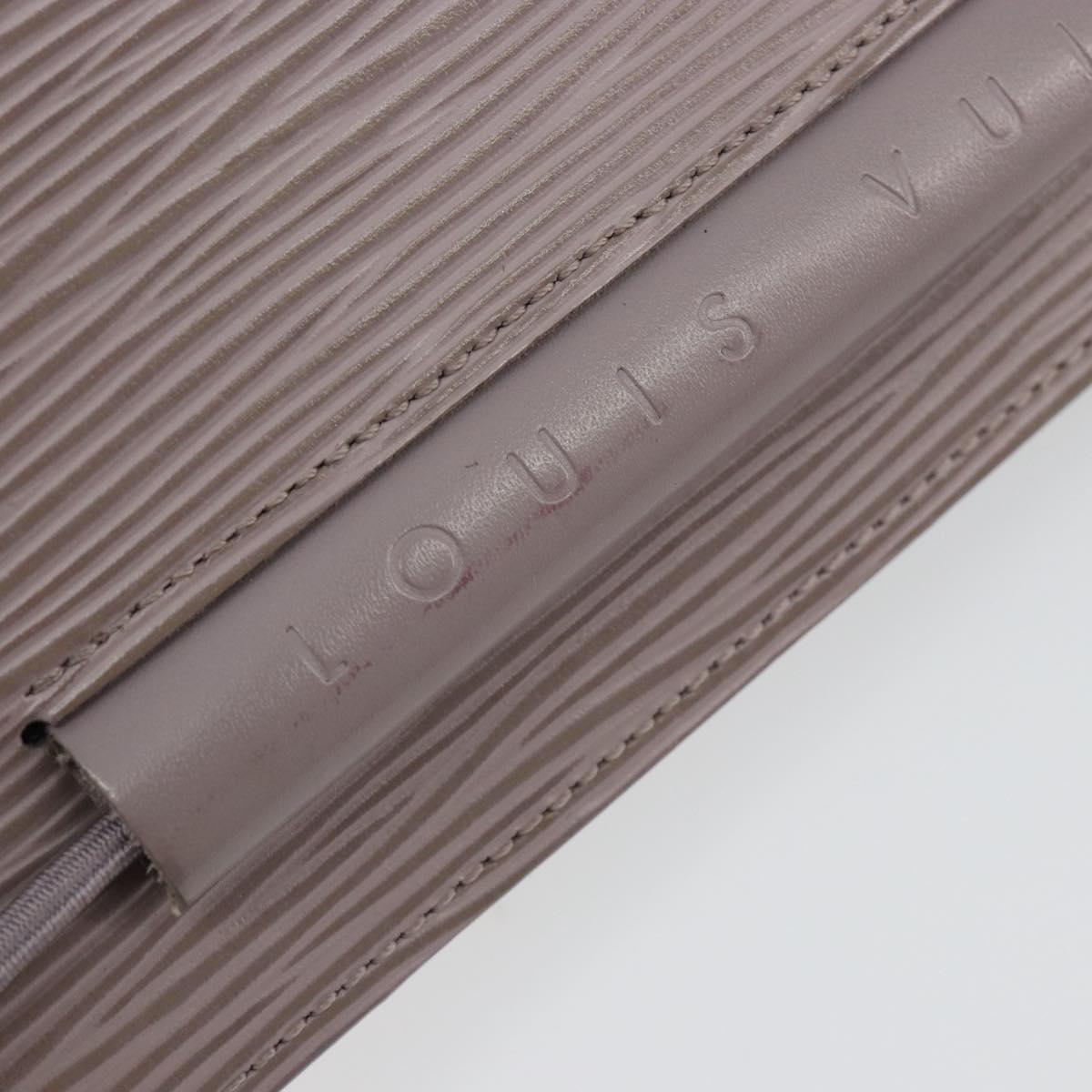 LOUIS VUITTON Epi Agenda Oriental Day Planner Cover Lilac R2018B LV Auth BA13429
