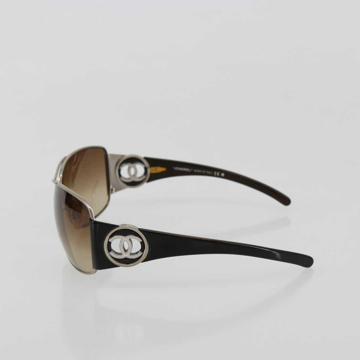 CHANEL Sunglasses plastic Brown CC Auth BA13437M