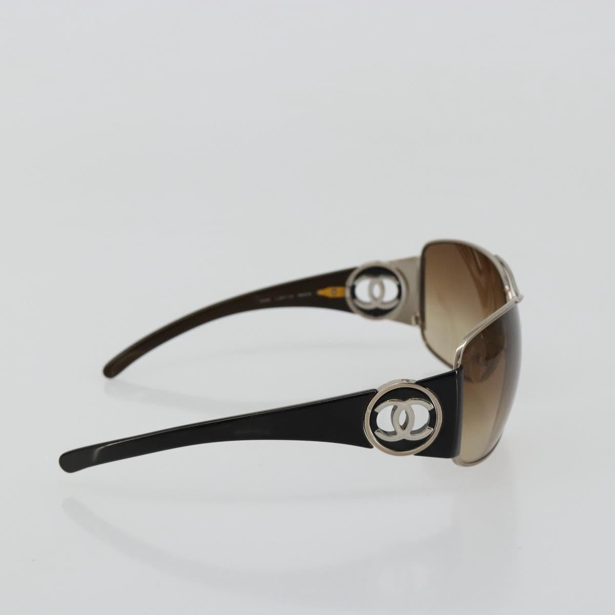 CHANEL Sunglasses plastic Brown CC Auth BA13437M