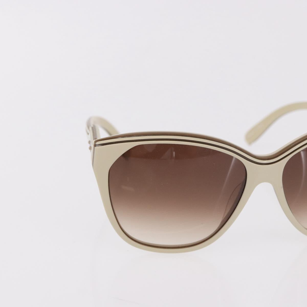 Chloe Saint Laurent Sunglasses plastic 2 Set Blue Ivory Auth BA13444