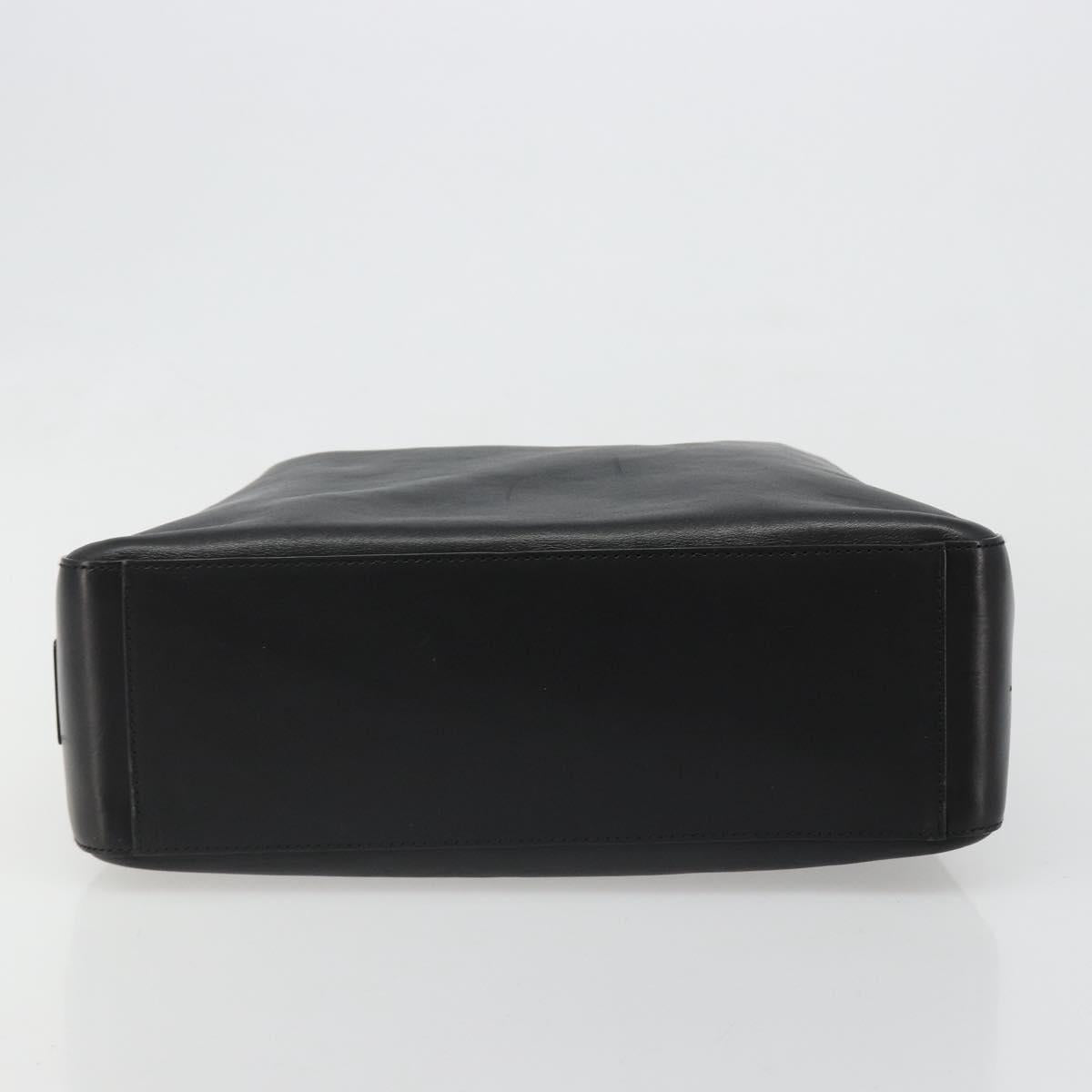 GUCCI Shoulder Bag Leather Black Silver 001 3770 Auth BA13453
