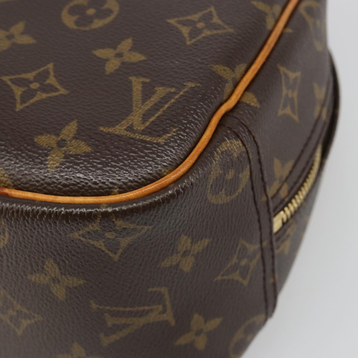 LOUIS VUITTON Monogram Trouville Hand Bag M42228 LV Auth BA13457