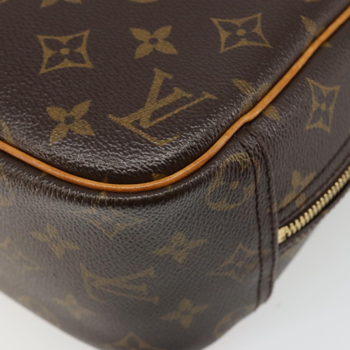 LOUIS VUITTON Monogram Trouville Hand Bag M42228 LV Auth BA13457