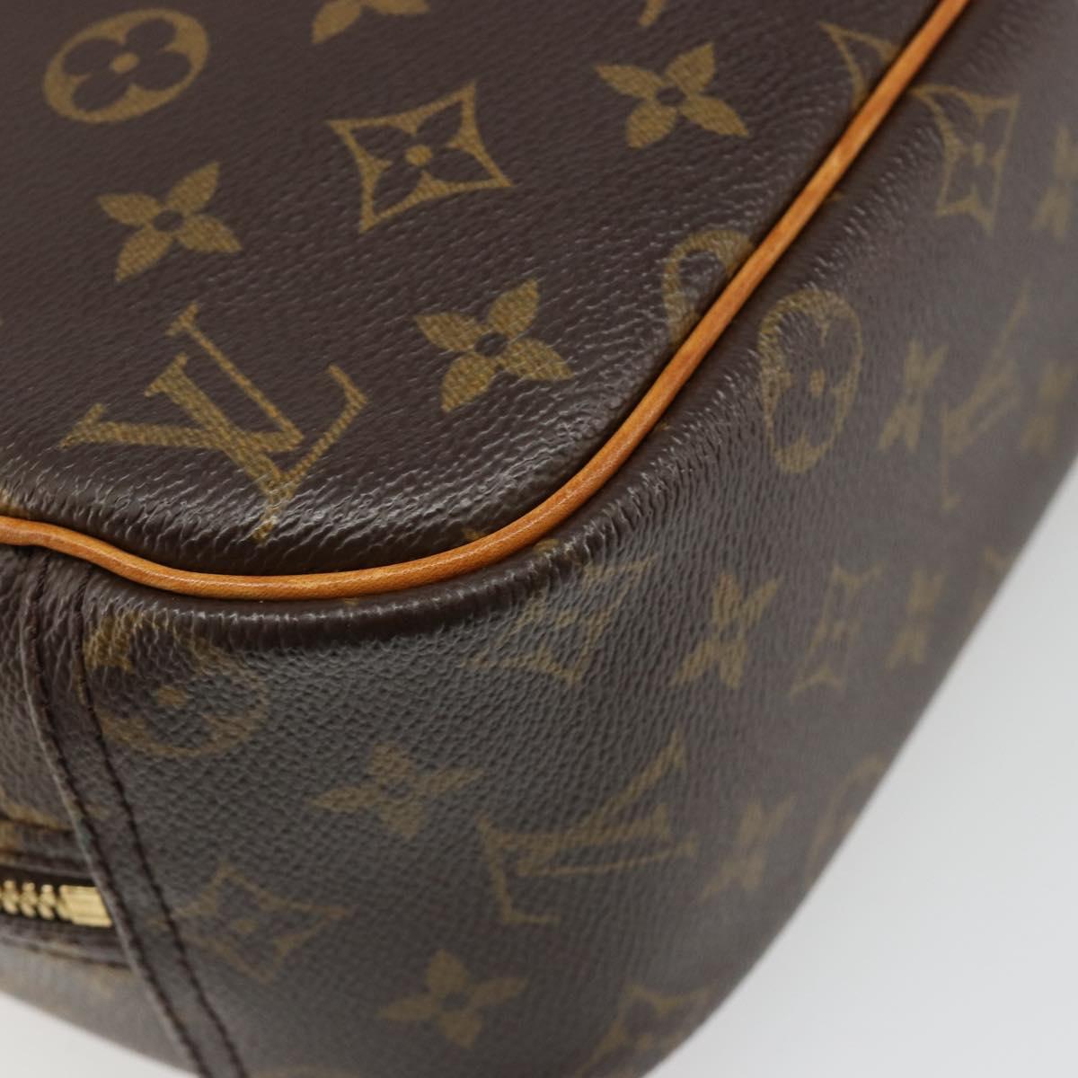 LOUIS VUITTON Monogram Trouville Hand Bag M42228 LV Auth BA13457