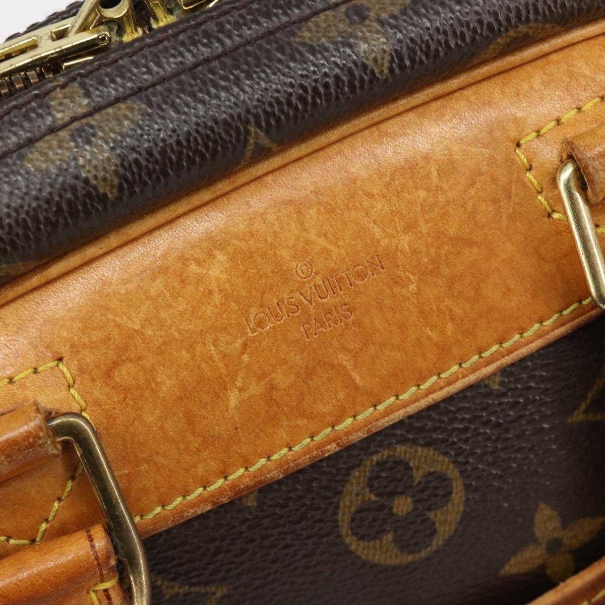 LOUIS VUITTON Monogram Trouville Hand Bag M42228 LV Auth BA13457