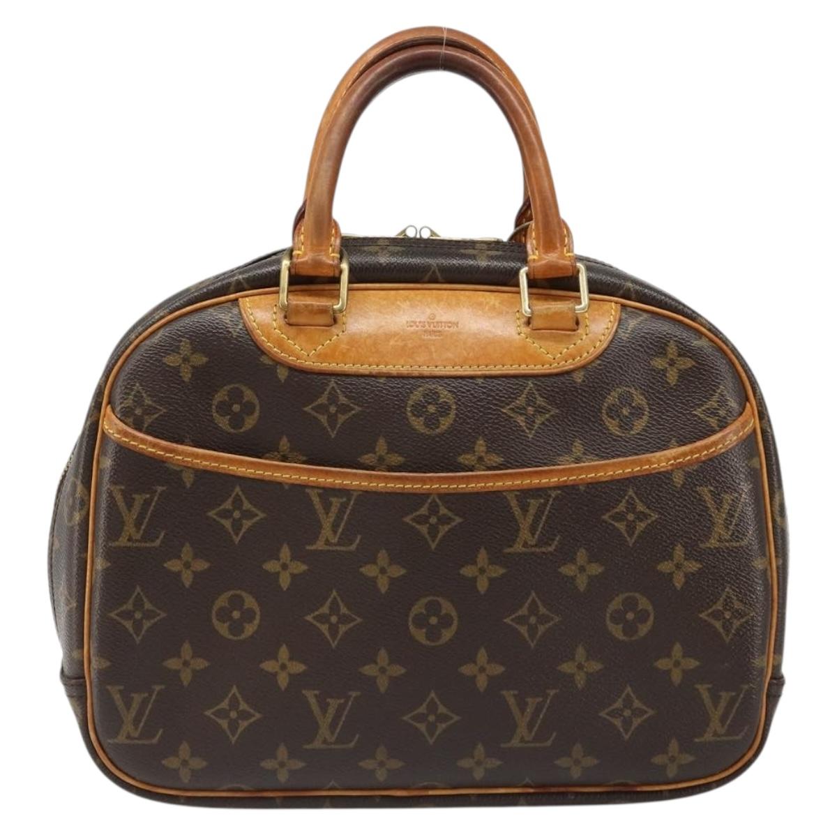 LOUIS VUITTON Monogram Trouville Hand Bag M42228 LV Auth BA13457