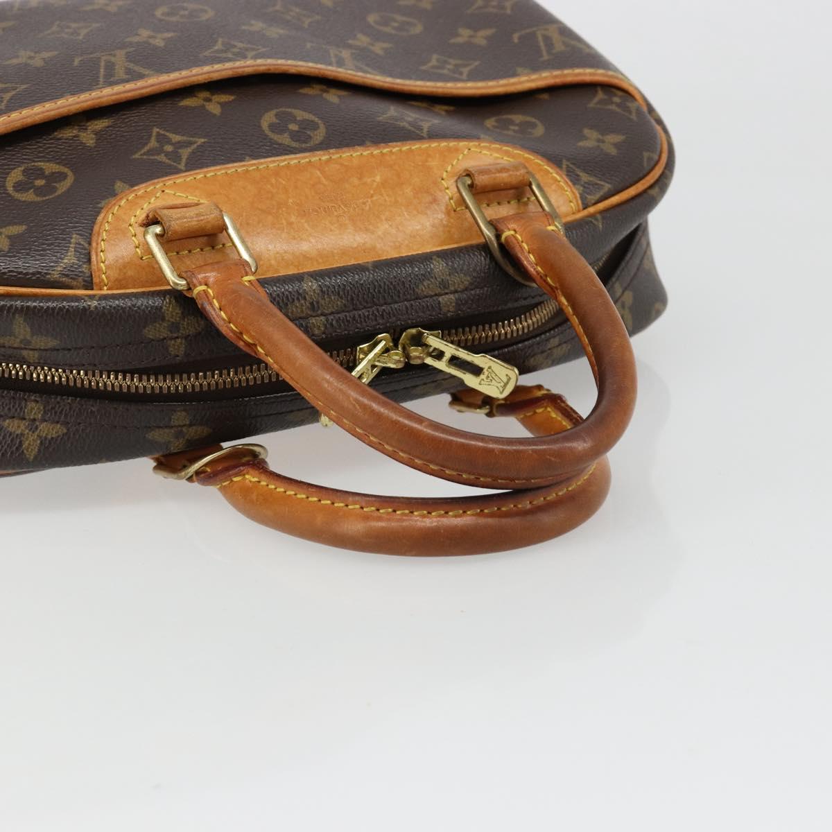 LOUIS VUITTON Monogram Trouville Hand Bag M42228 LV Auth BA13457