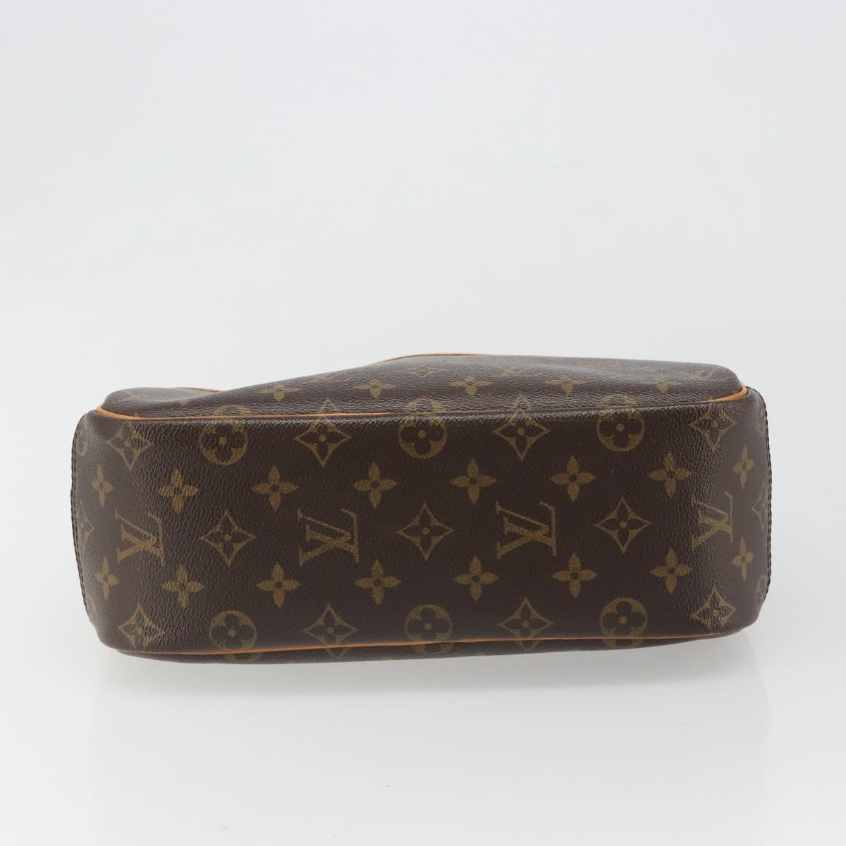 LOUIS VUITTON Monogram Trouville Hand Bag M42228 LV Auth BA13457
