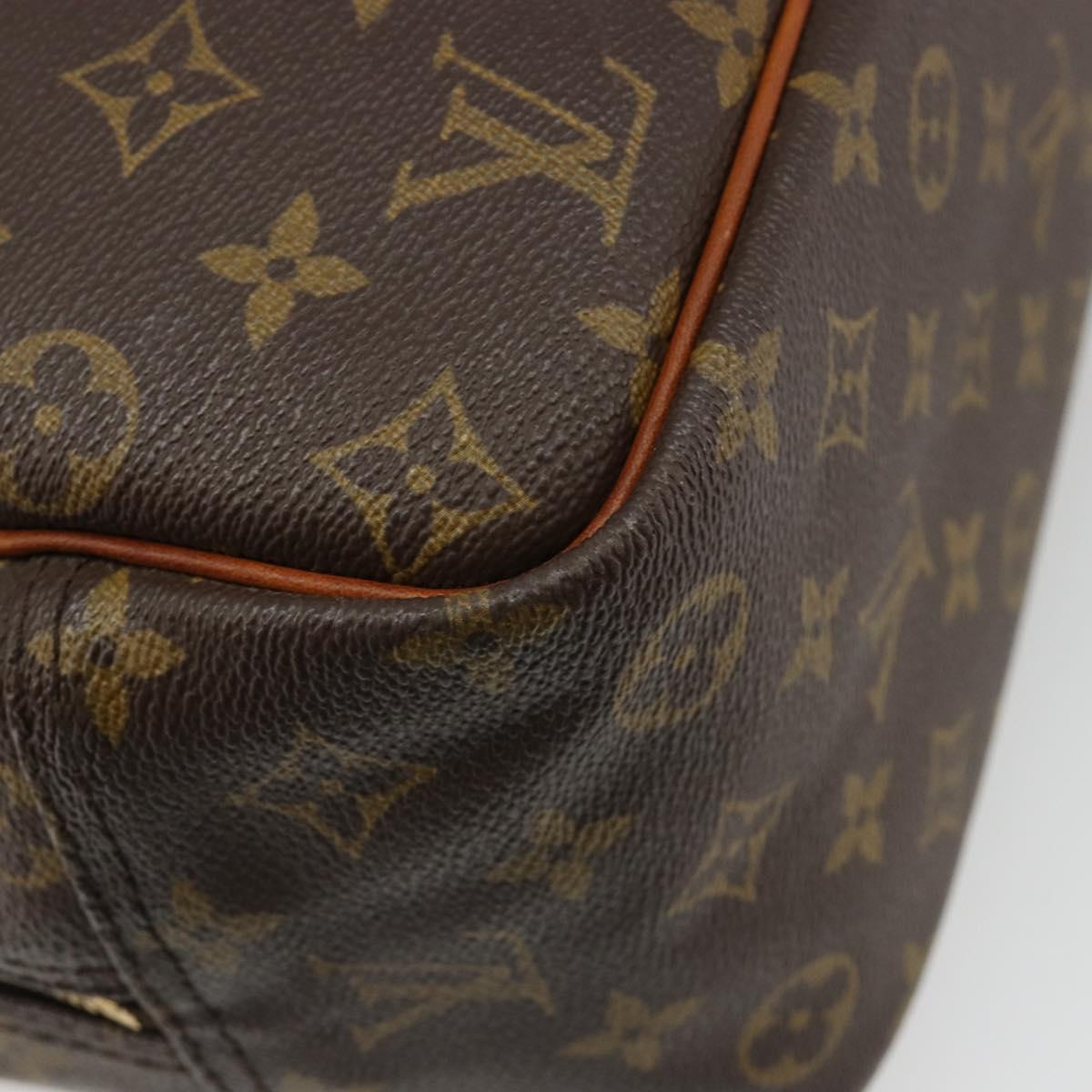 LOUIS VUITTON Monogram Deauville Hand Bag M47270 LV Auth BA13458