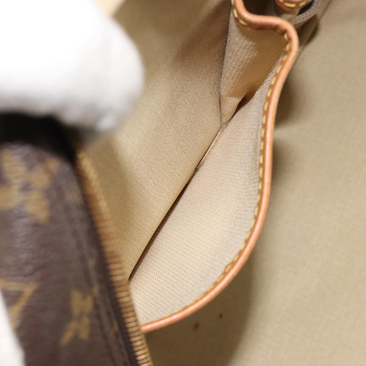 LOUIS VUITTON Monogram Deauville Hand Bag M47270 LV Auth BA13458