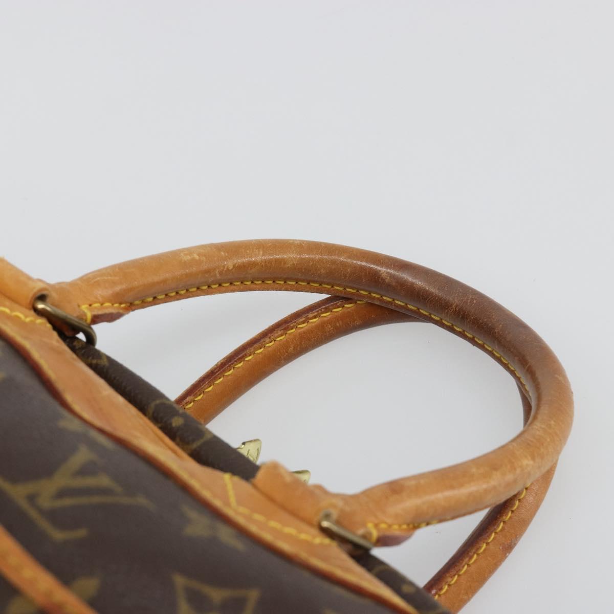 LOUIS VUITTON Monogram Deauville Hand Bag M47270 LV Auth BA13458