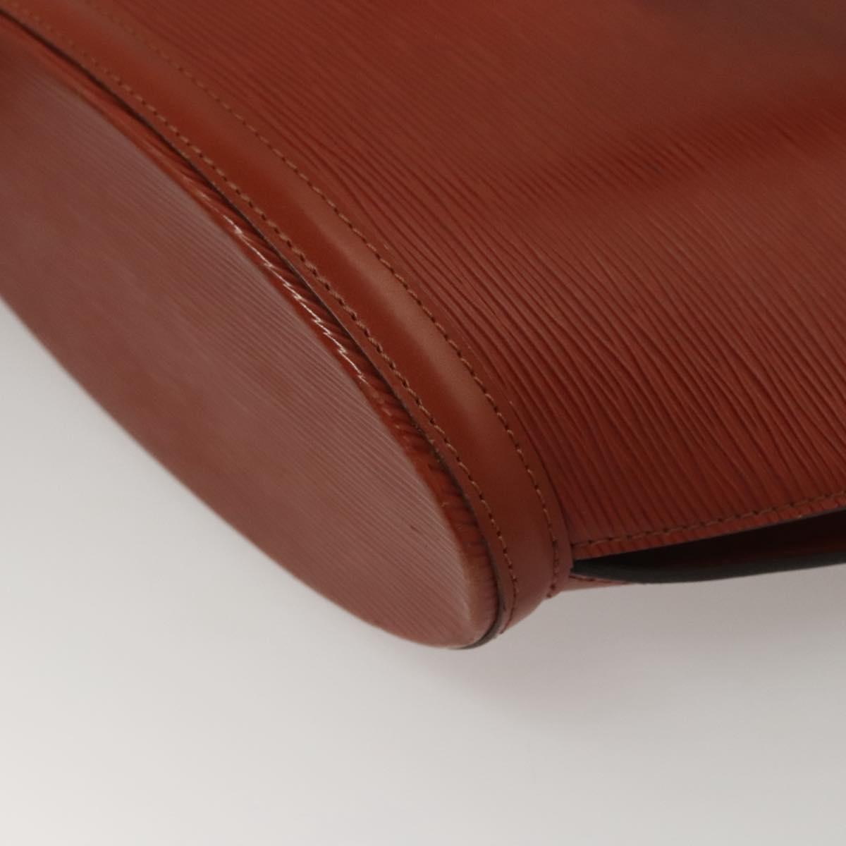 LOUIS VUITTON Epi Saint Jacques Hand Bag Brown M52263 LV Auth BA1346