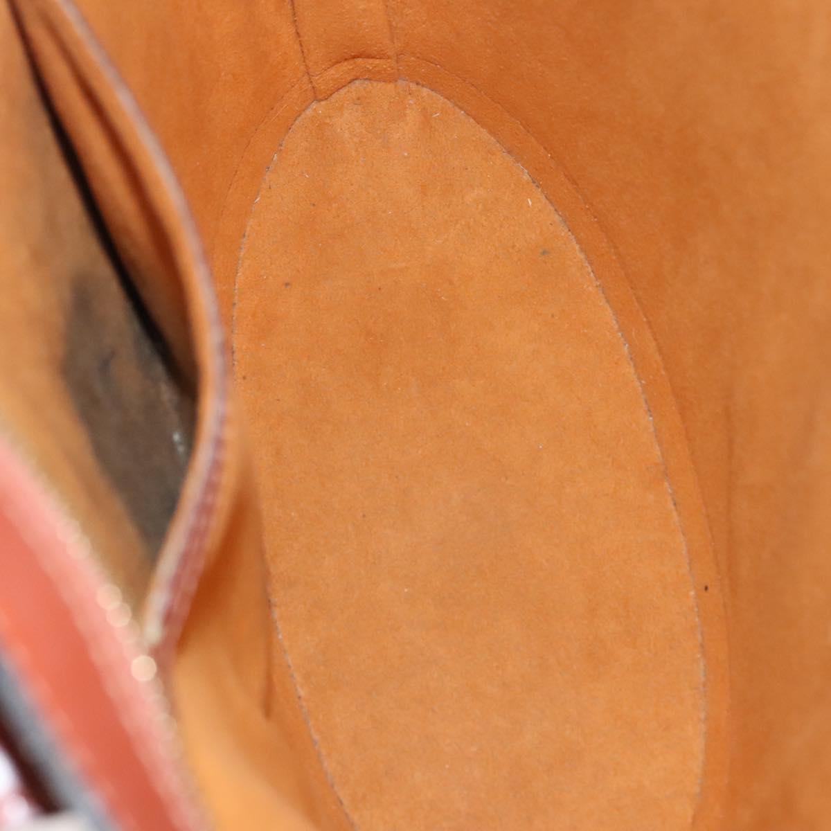 LOUIS VUITTON Epi Saint Jacques Hand Bag Brown M52263 LV Auth BA1346