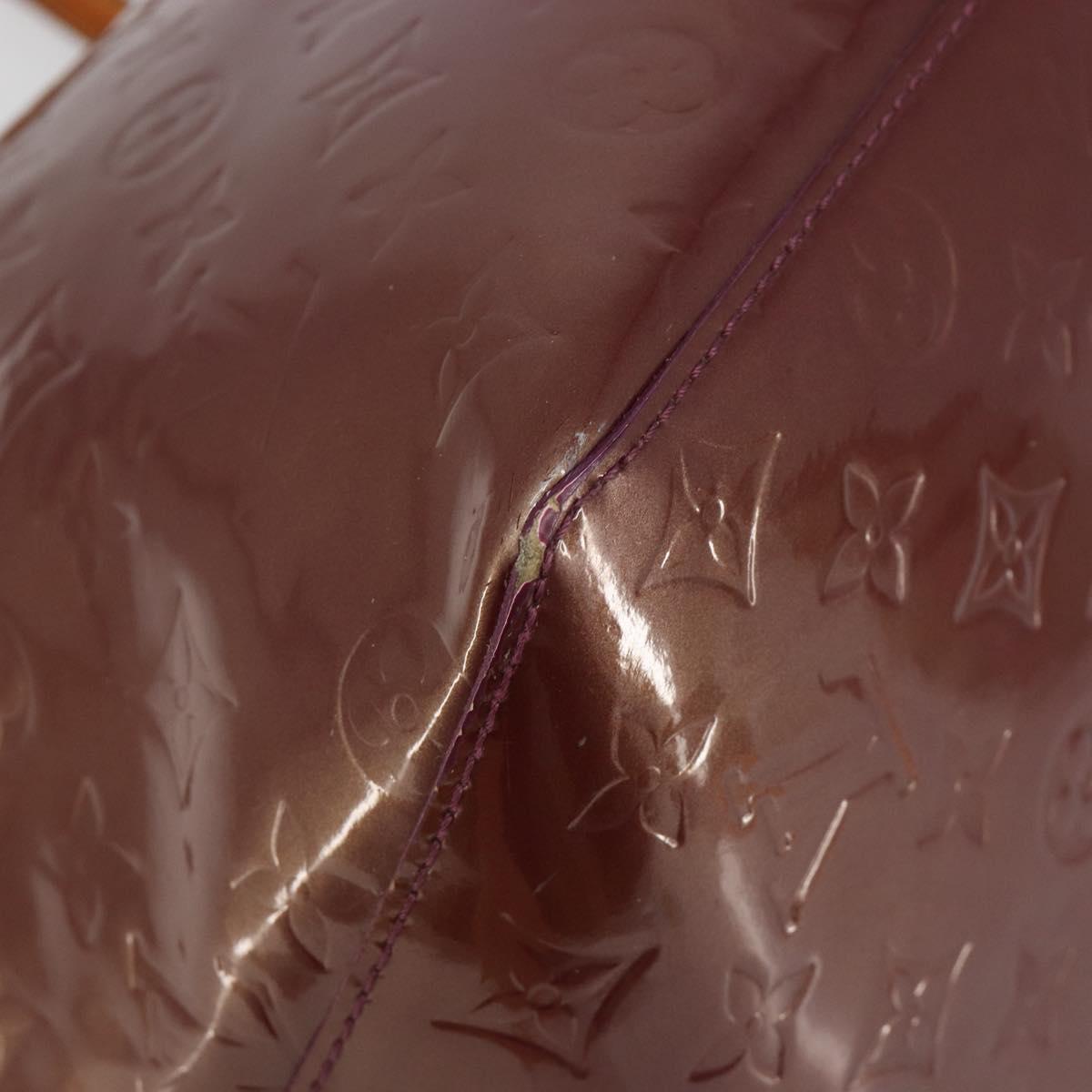 LOUIS VUITTON Monogram Vernis Bellevue GM Tote Bag Violet M93588 LV Auth BA13461
