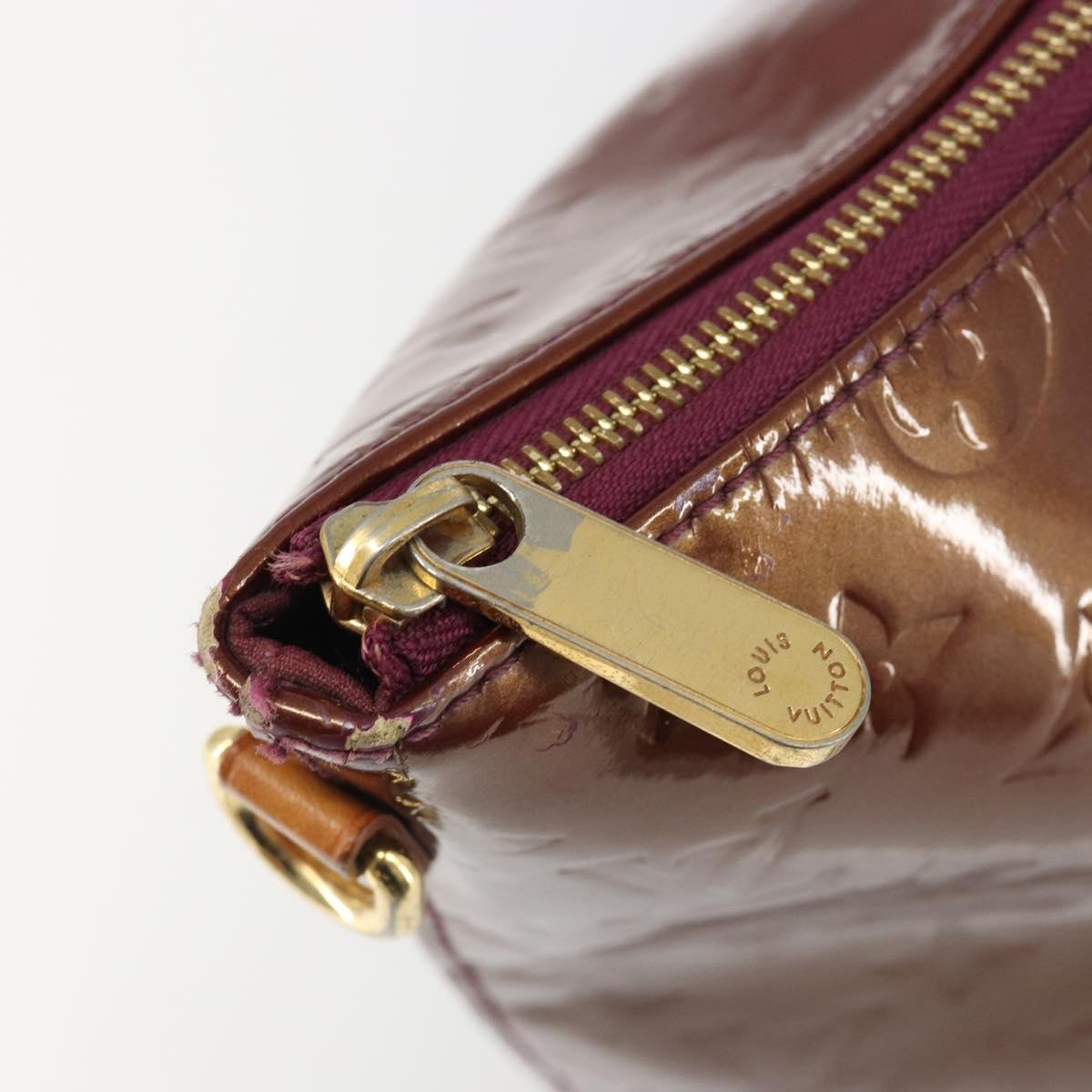 LOUIS VUITTON Monogram Vernis Bellevue GM Tote Bag Violet M93588 LV Auth BA13461