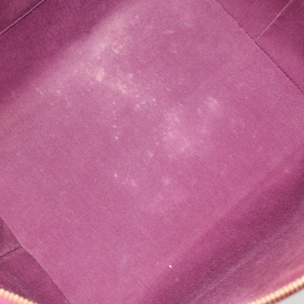 LOUIS VUITTON Monogram Vernis Bellevue GM Tote Bag Violet M93588 LV Auth BA13461
