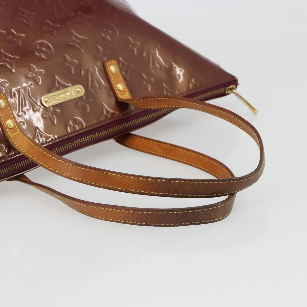 LOUIS VUITTON Monogram Vernis Bellevue GM Tote Bag Violet M93588 LV Auth BA13461