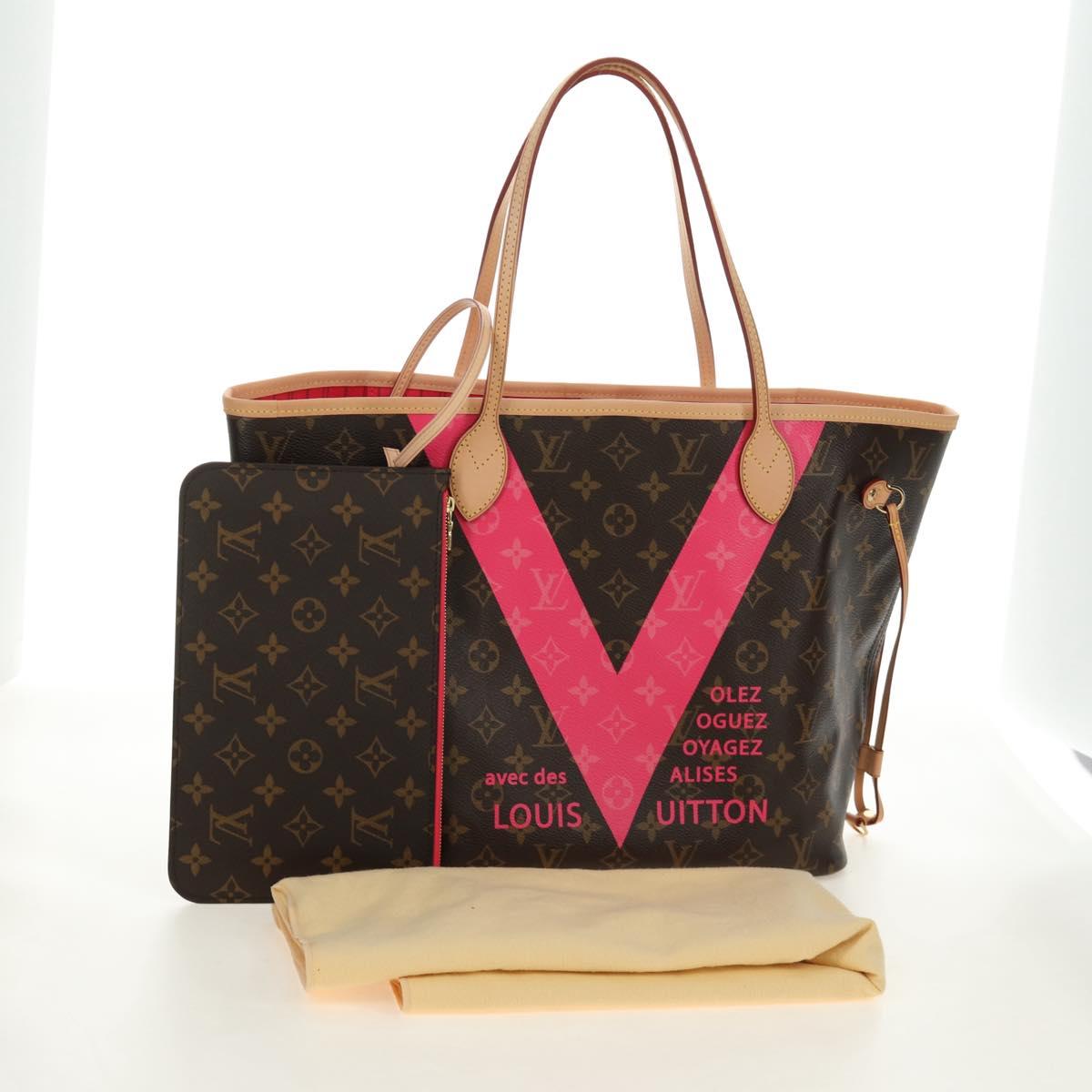 LOUIS VUITTON Monogram Neverfull MM Tote Bag Grenard M41602 LV Auth BA13466SAM