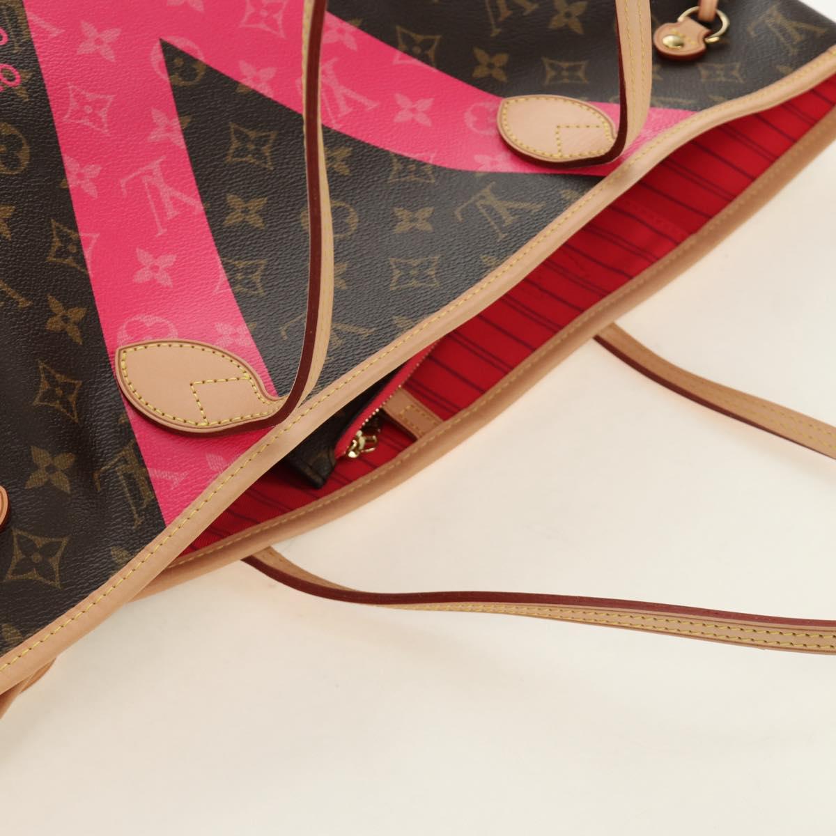 LOUIS VUITTON Monogram Neverfull MM Tote Bag Grenard M41602 LV Auth BA13466SAM