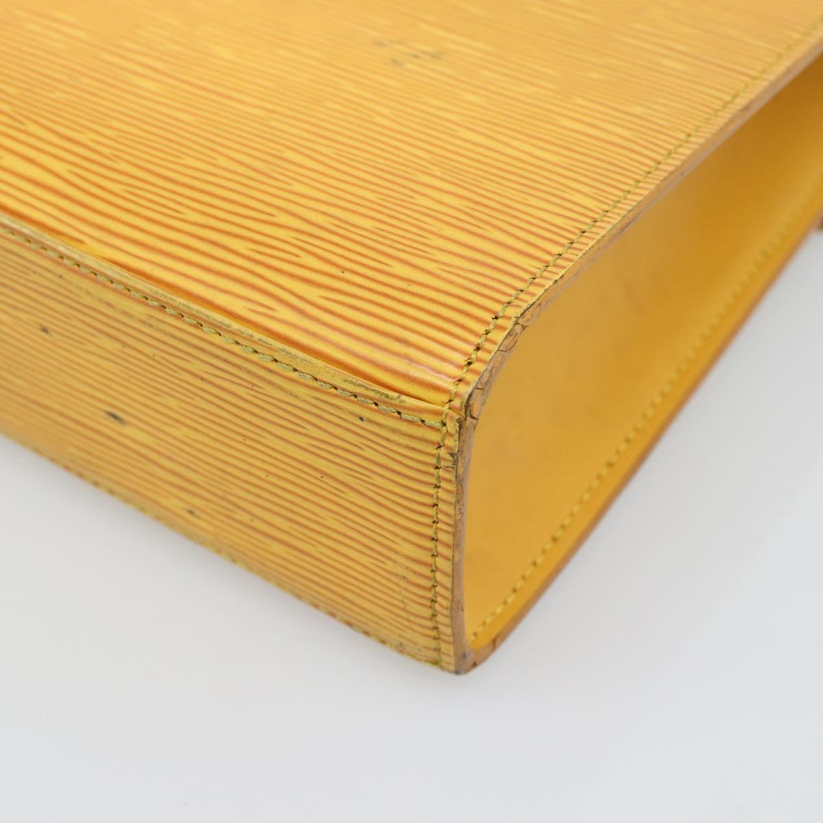 LOUIS VUITTON Epi Malesherbes Bag Tassili Yellow Jonne M52379 LV Auth BA13470