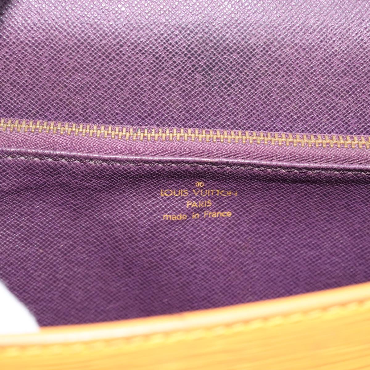 LOUIS VUITTON Epi Malesherbes Bag Tassili Yellow Jonne M52379 LV Auth BA13470