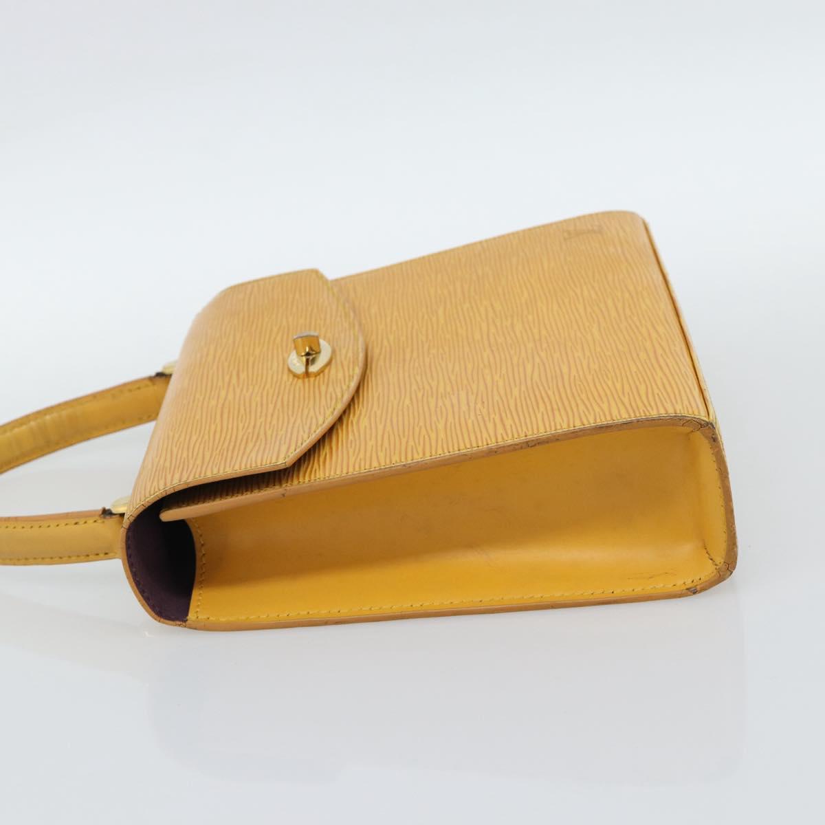 LOUIS VUITTON Epi Malesherbes Bag Tassili Yellow Jonne M52379 LV Auth BA13470