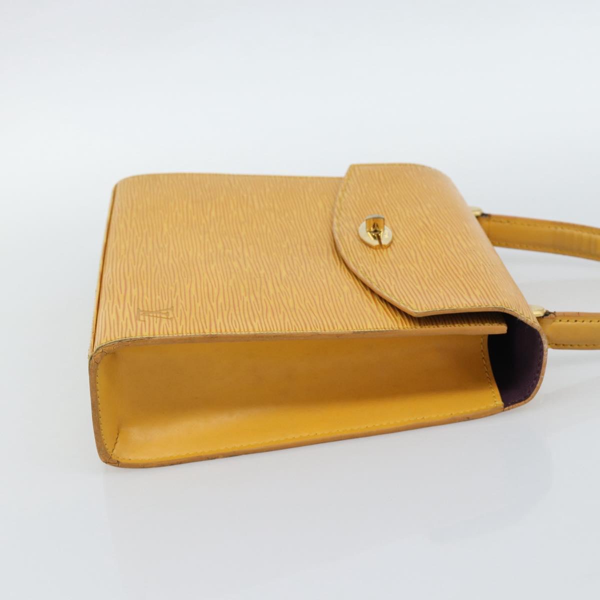 LOUIS VUITTON Epi Malesherbes Bag Tassili Yellow Jonne M52379 LV Auth BA13470