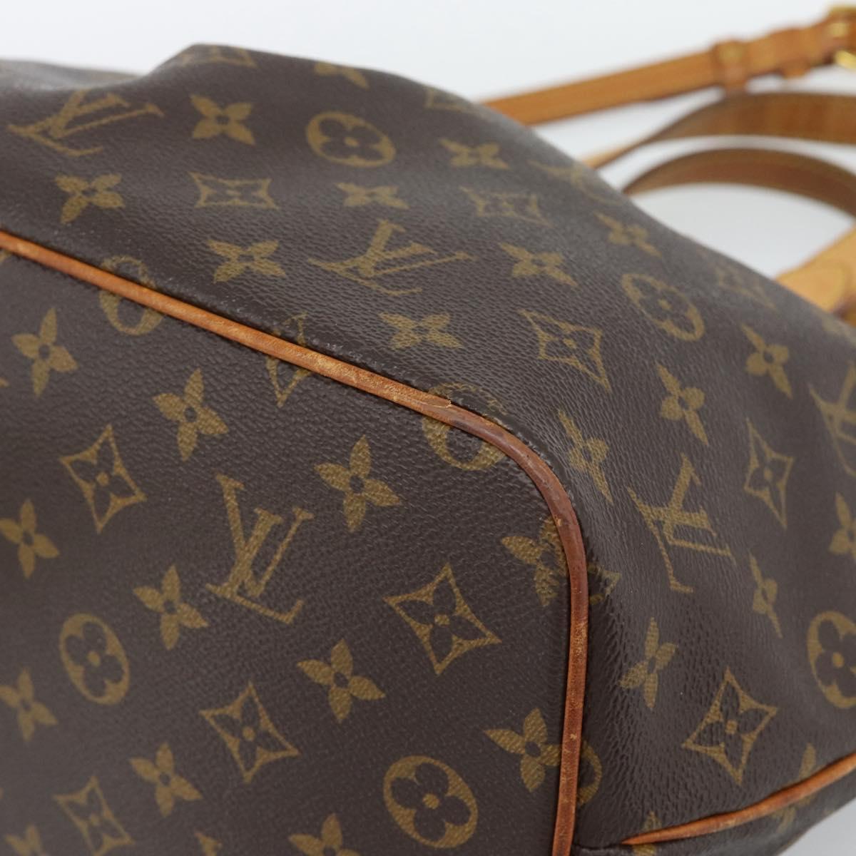 LOUIS VUITTON Monogram Palermo PM Tote Bag M40145 LV Auth BA13472