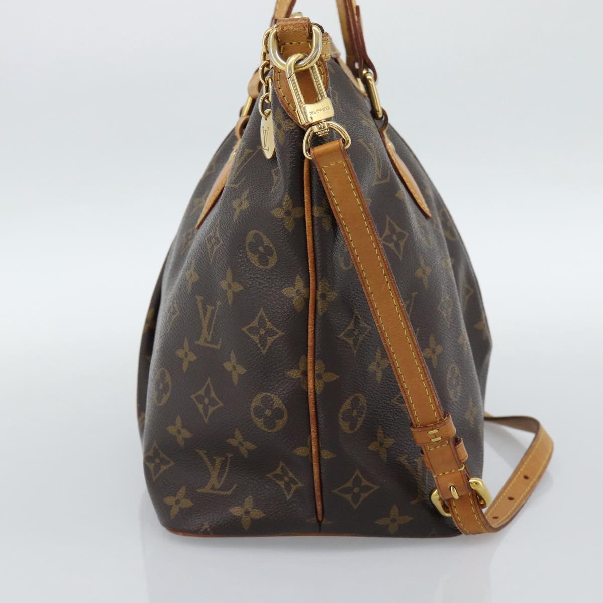 LOUIS VUITTON Monogram Palermo PM Tote Bag M40145 LV Auth BA13472