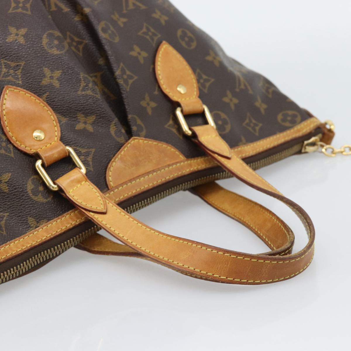 LOUIS VUITTON Monogram Palermo PM Tote Bag M40145 LV Auth BA13472